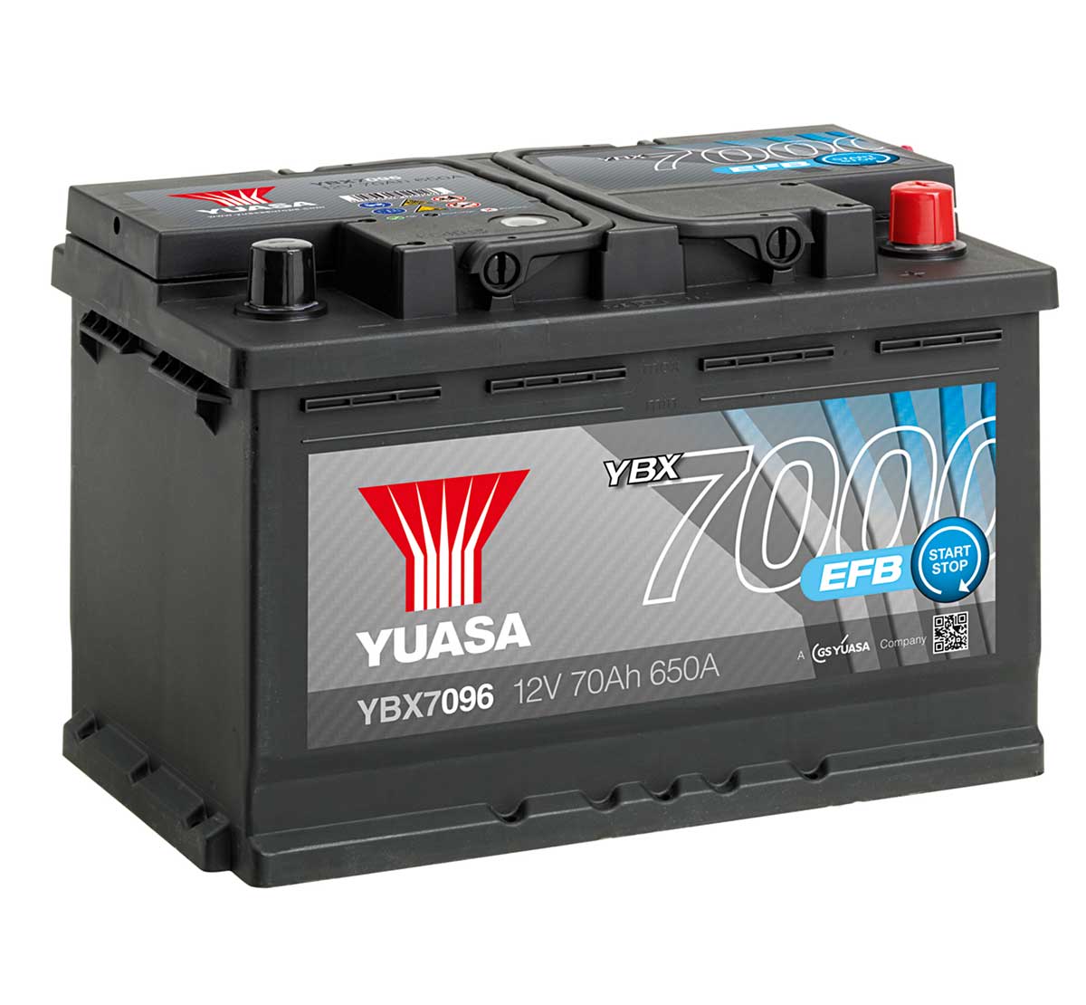 Yuasa YBX7096 EFB High Performance 12V Car Battery | MDS Battery